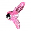 Эрекционное кольцо с вибростимулятором клитора в форме язычка фото 2 — pink-kiss