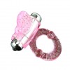 Эрекционное кольцо с вибростимулятором клитора в форме язычка фото 3 — pink-kiss