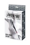 Черно-красный флоггер Anonymo - 45 см. фото 9 — pink-kiss