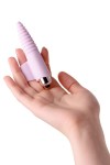 Нежно-розовая вибронасадка на палец для анальной стимуляции JOS NOVA - 9 см. фото 5 — pink-kiss
