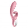 Розовый вибратор-кролик Hug Me - 21,2 см. фото 5 — pink-kiss