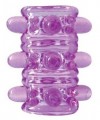 Открытая фиолетовая насадка на пенис Crystal Sleeve - 5,5 см. фото 1 — pink-kiss