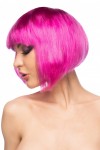 Ярко-розовый парик "Теруко" фото 2 — pink-kiss