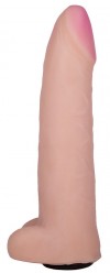 Телесная насадка на Harness с коннектором BLACK LINE - 18,5 см. фото 1 — pink-kiss