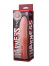 Телесная насадка на Harness с коннектором BLACK LINE - 18,5 см. фото 2 — pink-kiss