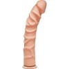 Телесный фаллоимитатор на присоске без мошонки The D Ragin’ D 10" Vanilla - 25,4 см. фото 1 — pink-kiss