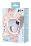 Белое виброкольцо для продления полового акта JOS MOYS фото 7 — pink-kiss