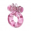 Розовое эрекционное кольцо с вибрацией Ring фото 2 — pink-kiss