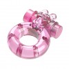 Розовое эрекционное кольцо с вибрацией Ring фото 3 — pink-kiss