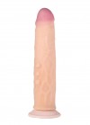 Фаллоимитатор из киберкожи с присоской №54 - 23 см. фото 1 — pink-kiss