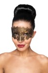 Золотистая карнавальная маска "Каус" фото 1 — pink-kiss