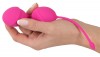 Розовые вагинальные шарики Silicone Love Balls фото 4 — pink-kiss