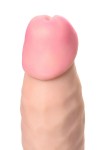 Телесный реалистичный фаллоимитатор для фистинга на присоске - 34 см. фото 8 — pink-kiss