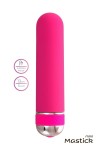 Розовый нереалистичный мини-вибратор Mastick Mini - 13 см. фото 10 — pink-kiss