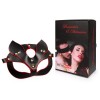 Черно-красная игровая маска с ушками фото 3 — pink-kiss