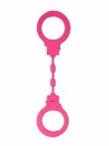 Розовые силиконовые наручники фото 1 — pink-kiss