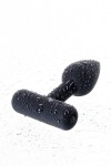 Чёрная анальная мини-вибровтулка Erotist Shaft - 7 см. фото 12 — pink-kiss