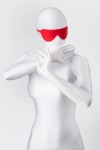 Красная маска Anonymo из искусственной кожи фото 3 — pink-kiss