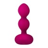 Розовые анальные шарики с вибрацией и расширением Bubble Butt - 12,3 см. фото 4 — pink-kiss
