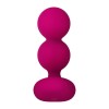 Розовые анальные шарики с вибрацией и расширением Bubble Butt - 12,3 см. фото 5 — pink-kiss