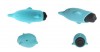 Голубой вибростимулятор-дельфин Lastic Pocket Dolphin - 7,5 см. фото 3 — pink-kiss