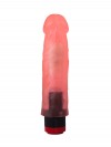 Розовый вибромассажер в виде фаллоса с венками - 18,5 см. фото 3 — pink-kiss