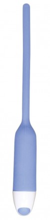 Голубой вибратор для уретры Dilator Vibe - 19 см. фото 1 — pink-kiss