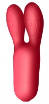 Коралловый стимулятор с ушками Coral Kiss - 13,2 см. фото 1 — pink-kiss