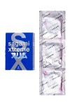 Розовые презервативы Sagami Xtreme Feel Fit 3D - 3 шт. фото 2 — pink-kiss
