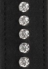 Черные наручники Diamond Studded Wrist Cuffs фото 5 — pink-kiss