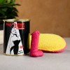 Набор в консервной банке «Мыльные штучки для грязной сучки»: мыло и мочалка фото 1 — pink-kiss