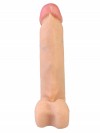 Вибромассажер-реалистик на присоске №1 - 18,5 см. фото 1 — pink-kiss