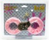 Розовые меховые наручники с ключами фото 1 — pink-kiss