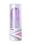 Насадка гелевая фиолетовая с точками, шипами и наплывами - 13,5 см. фото 2 — pink-kiss