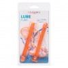 Набор из 2 оранжевых шприцов для введения лубриканта Lube Tube фото 2 — pink-kiss