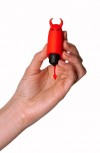 Красный вибростимулятор Devol Mini Vibrator - 8,5 см. фото 5 — pink-kiss