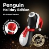 Вакуум-волновой стимулятор клитора Penguin Holiday Edition фото 7 — pink-kiss