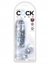 Прозрачный фаллоимитатор King Cock Clear 6" Cock with Balls - 17,8 см. фото 4 — pink-kiss