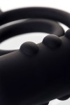 Чёрное эрекционное кольцо с вибростимулятором и анальным хвостом фото 7 — pink-kiss