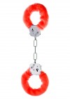 Красные игровые наручники фото 2 — pink-kiss