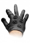 Черная стимулирующая перчатка Stimulation Glove фото 1 — pink-kiss
