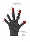 Черная стимулирующая перчатка Stimulation Glove фото 4 — pink-kiss