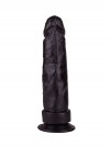 Крупный чёрный фаллоимитатор без мошонки - 20,5 см. фото 3 — pink-kiss