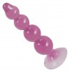 Фиолетовый анальный стимулятор-ёлочка Anal Beads - 13 см. фото 2 — pink-kiss