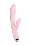 Розовый вибромассажер MERYL со стимулятором клитора - 22,5 см. фото 2 — pink-kiss