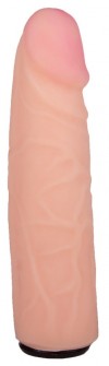 Телесная насадка на Harness с коннектором GREEN LINE - 18 см. фото 1 — pink-kiss