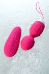 Розовые виброшарики TELLA с пультом-стимулятором фото 17 — pink-kiss