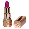Золотистый вибратор-помада с пурпурным мягким кончиком Hide & Play Rechargeable Lipstick фото 1 — pink-kiss
