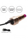 Золотистый вибратор-помада с пурпурным мягким кончиком Hide & Play Rechargeable Lipstick фото 3 — pink-kiss