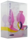 Розовая анальная пробка с расширением Inflatable Butt Plug Small - 10 см. фото 2 — pink-kiss